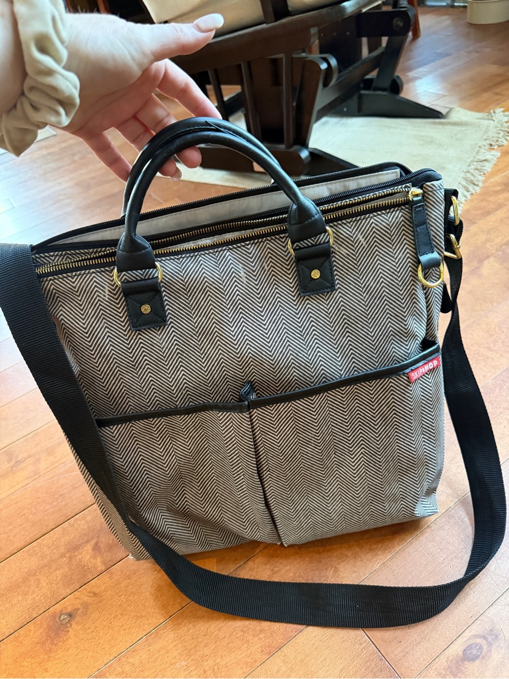 Skip Hop Duo Special Edition Diaper Bag / Personal Item Travel Tote